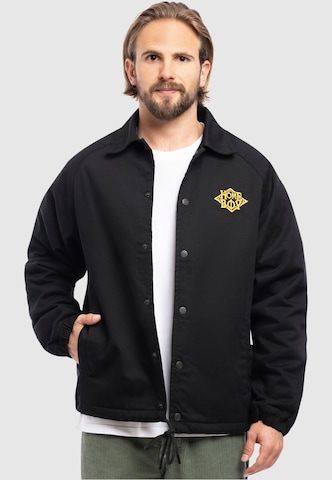 HOMEBOY - Chaqueta de entretiempo en negro: frente