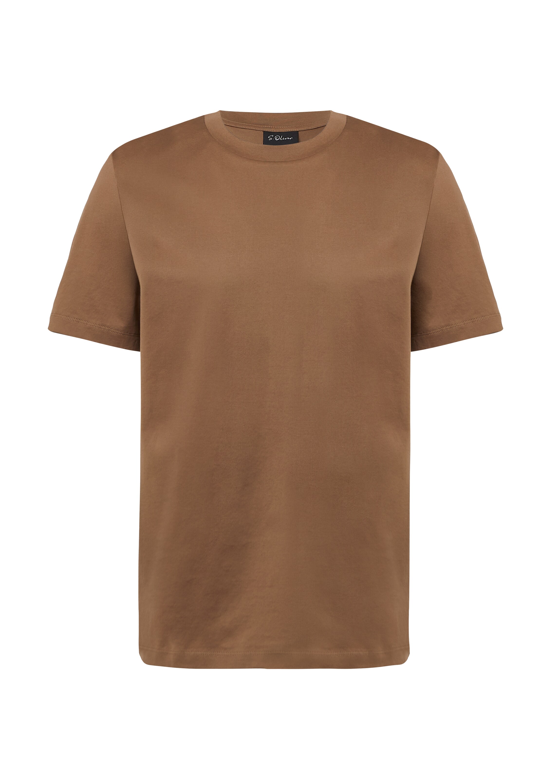 s.Oliver BLACK LABEL Shirt in Brown: front