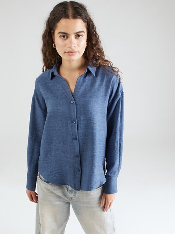 VERO MODA Bluse 'MELANEY QUEENY' in Blau: predná strana