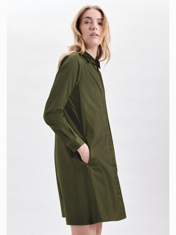 SEIDENSTICKER Shirt Dress in Green