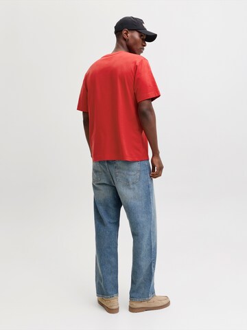 JACK & JONES Shirt 'JORNorrebro' in Rood