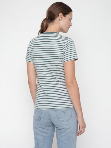Antargo Shirt 'Striped Basic'‌ in Blau
