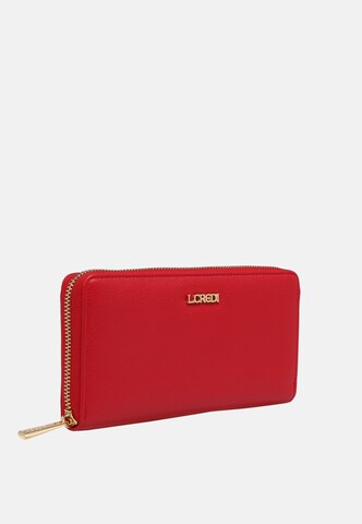 L.CREDI Wallet 'Filippa' in Red