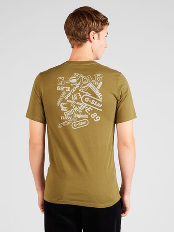 G-STAR T-Shirt in Grün