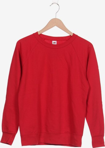 FRUIT OF THE LOOM Sweatshirt & Zip-Up Hoodie in M in Red: front