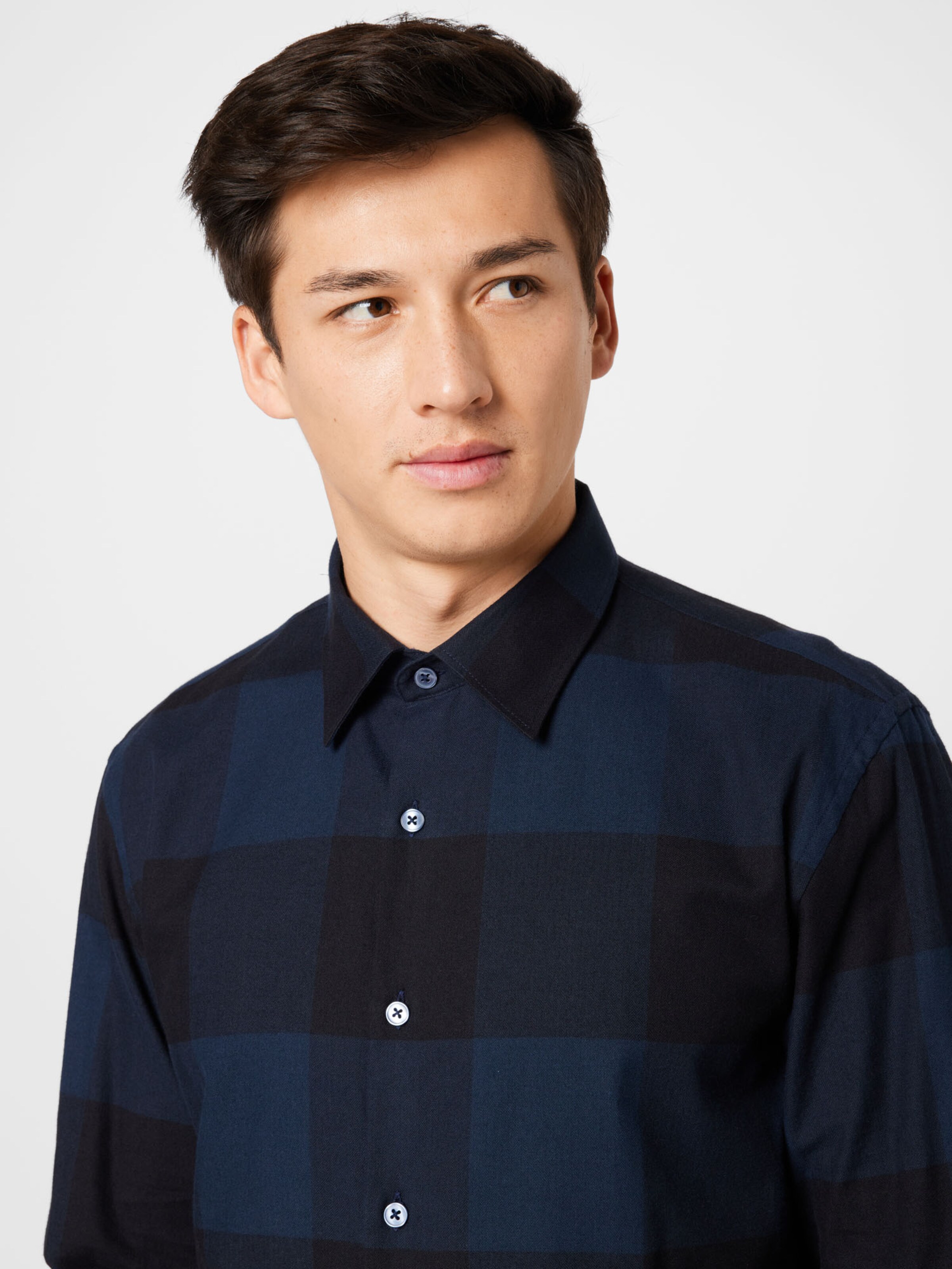 Männer Hemden MADS NORGAARD COPENHAGEN Hemd in Navy - PV73084 Männer Hemden MADS NORGAARD COPENHAGEN Hemd in Navy - PV73084