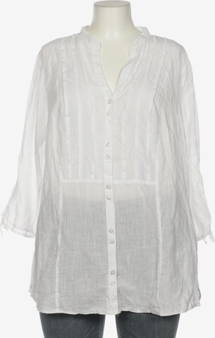 SAMOON Blouse & Tunic in 4XL in White: front