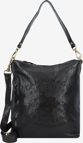 Campomaggi Shoulder Bag in Black: front