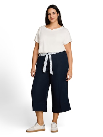 Tom Tailor Women + - Perna larga Calças em azul