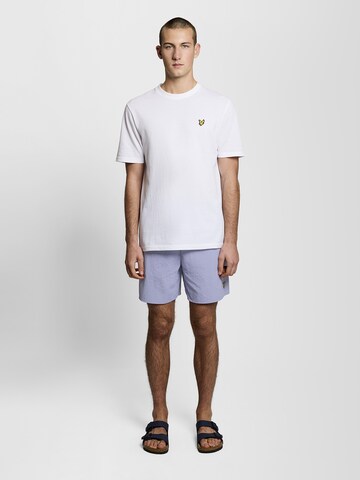 Lyle & Scott Loosefit Badeshorts in Blau