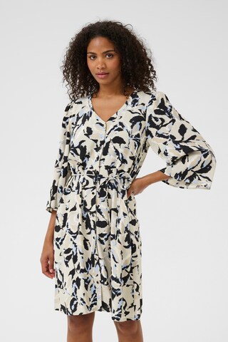 Kaffe Shirt Dress 'Pedra' in Grey: front