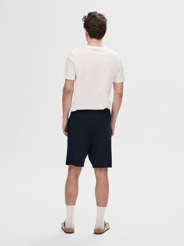 Regular Pantaloni 'Teller' de la SELECTED HOMME pe albastru