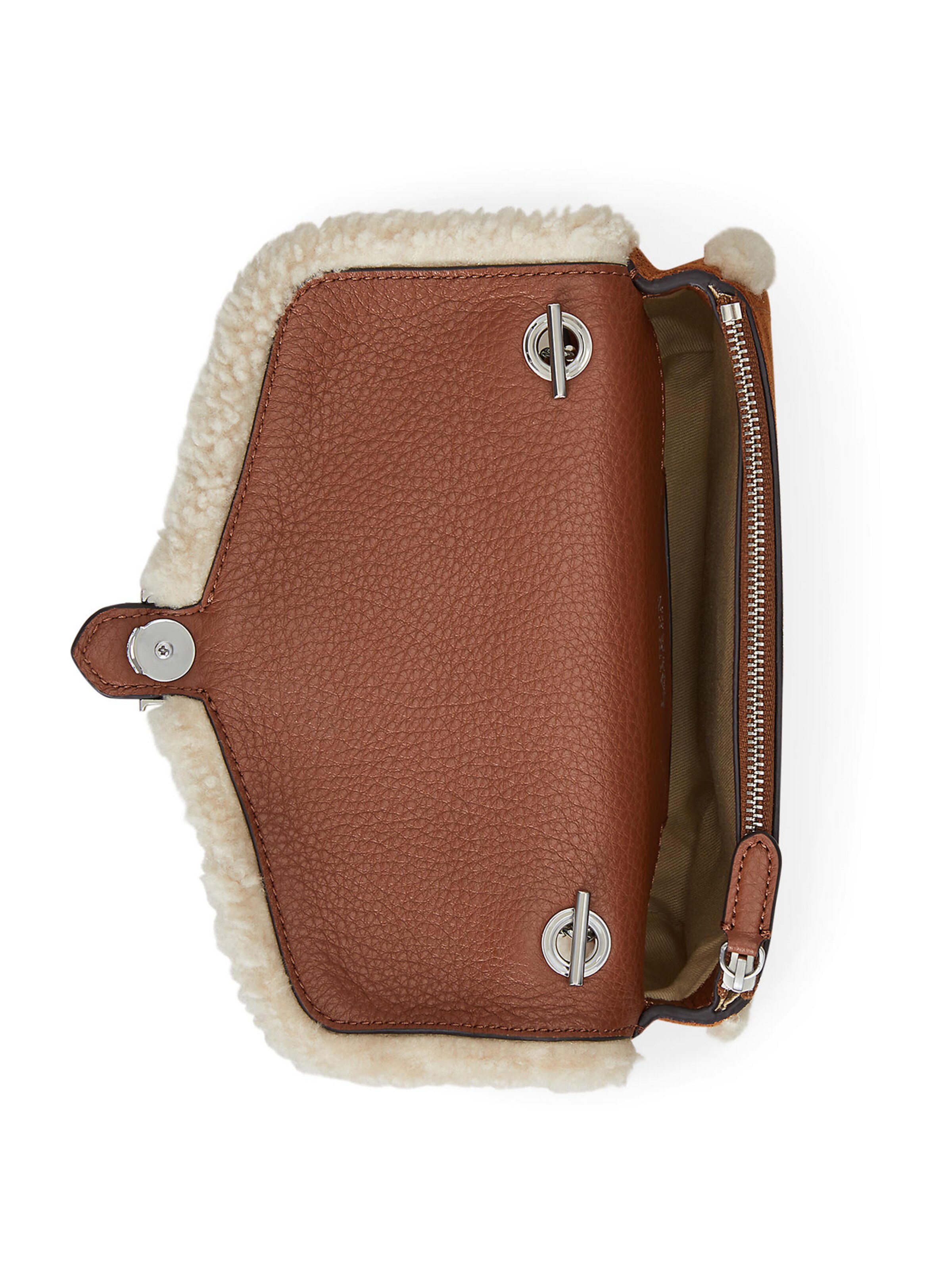 Lauren Ralph Lauren Torba na ramię 'BRADLEY' w kolorze brązowy