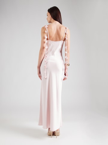 Gina Tricot Вечернее платье в Ярко-розовый