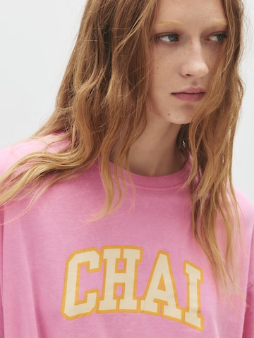 T-shirt Pull&Bear en rose