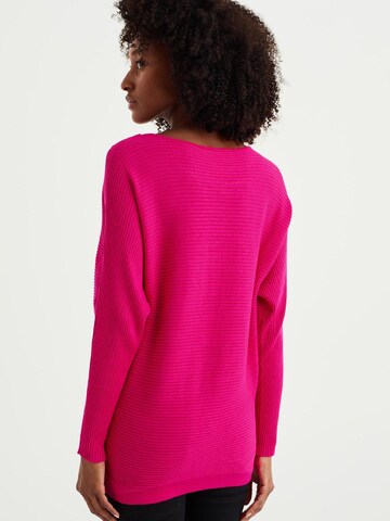 rožinė WE Fashion Megztinis 'trui'