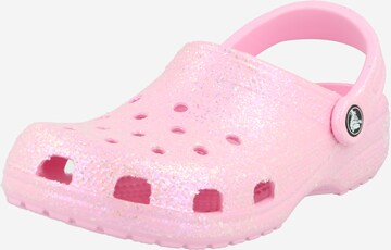 Chaussures ouvertes Crocs en rose : devant