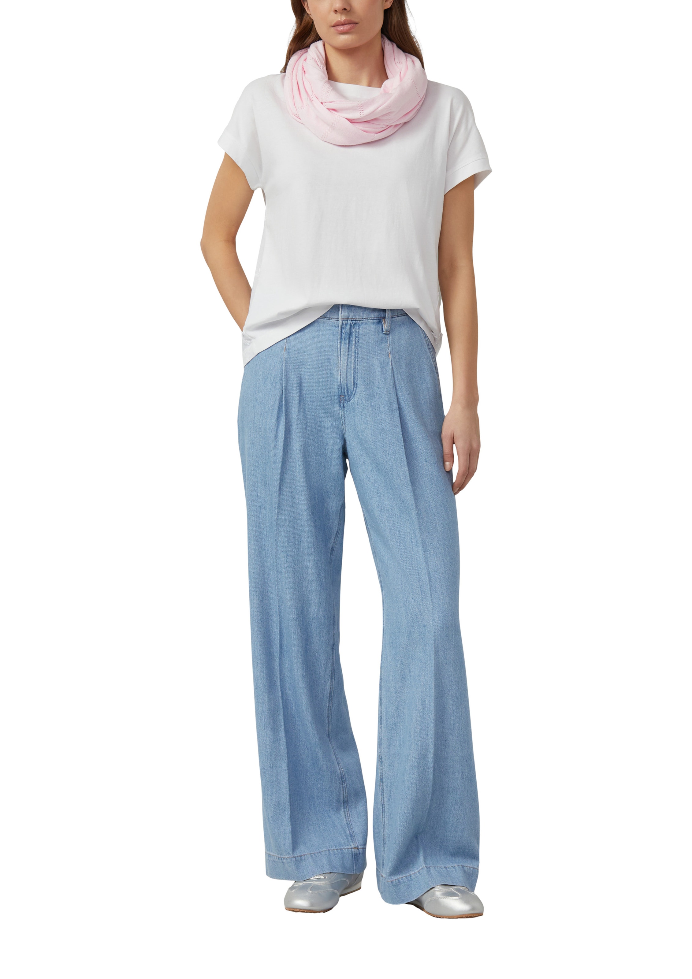 s.Oliver Tunnelsjaal in Roze