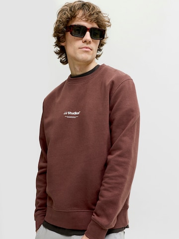 JACK & JONES Mikina 'JJESoho' – hnědá