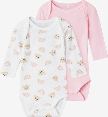 Tutina / body per bambino di NAME IT in rosa: frontale