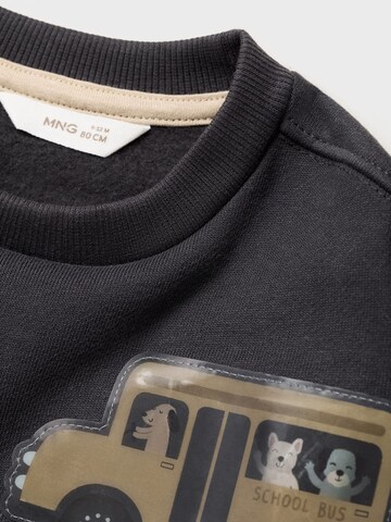 MANGO KIDS Sweatshirt 'BUS' in Grau