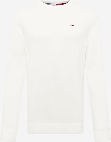 Pullover 'Essential' di Tommy Jeans in bianco: frontale