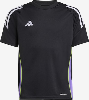 ADIDAS PERFORMANCE - Camiseta funcional 'Tiro 24' en negro: frente