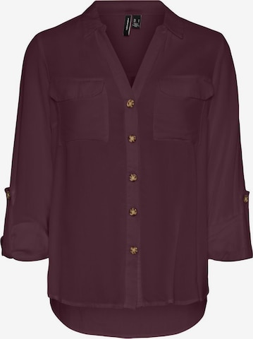 VERO MODA Блуза 'VMBUMPY' в червено: отпред