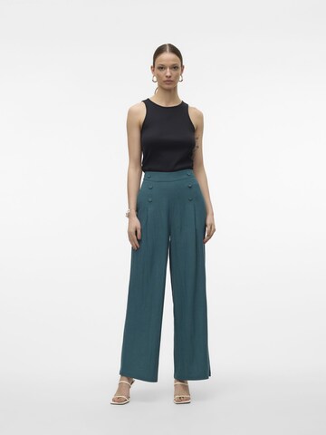 VERO MODA Loose fit Trousers 'GISELLE ' in Green