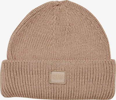Megzta kepurė iš Urban Classics, spalva – smėlio spalva, Prekių apžvalga