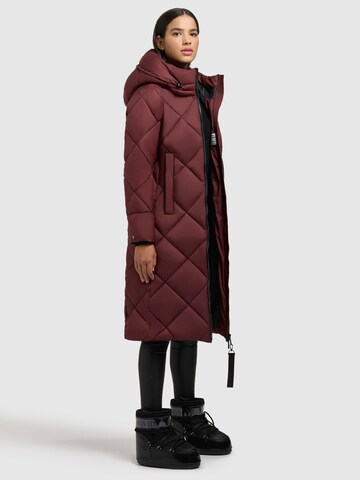 khujo - Sobretudo de inverno 'SALIA' em vermelho