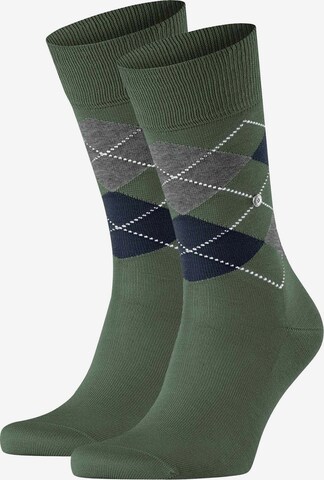 Calzino 'Manchester' di BURLINGTON in verde: frontale