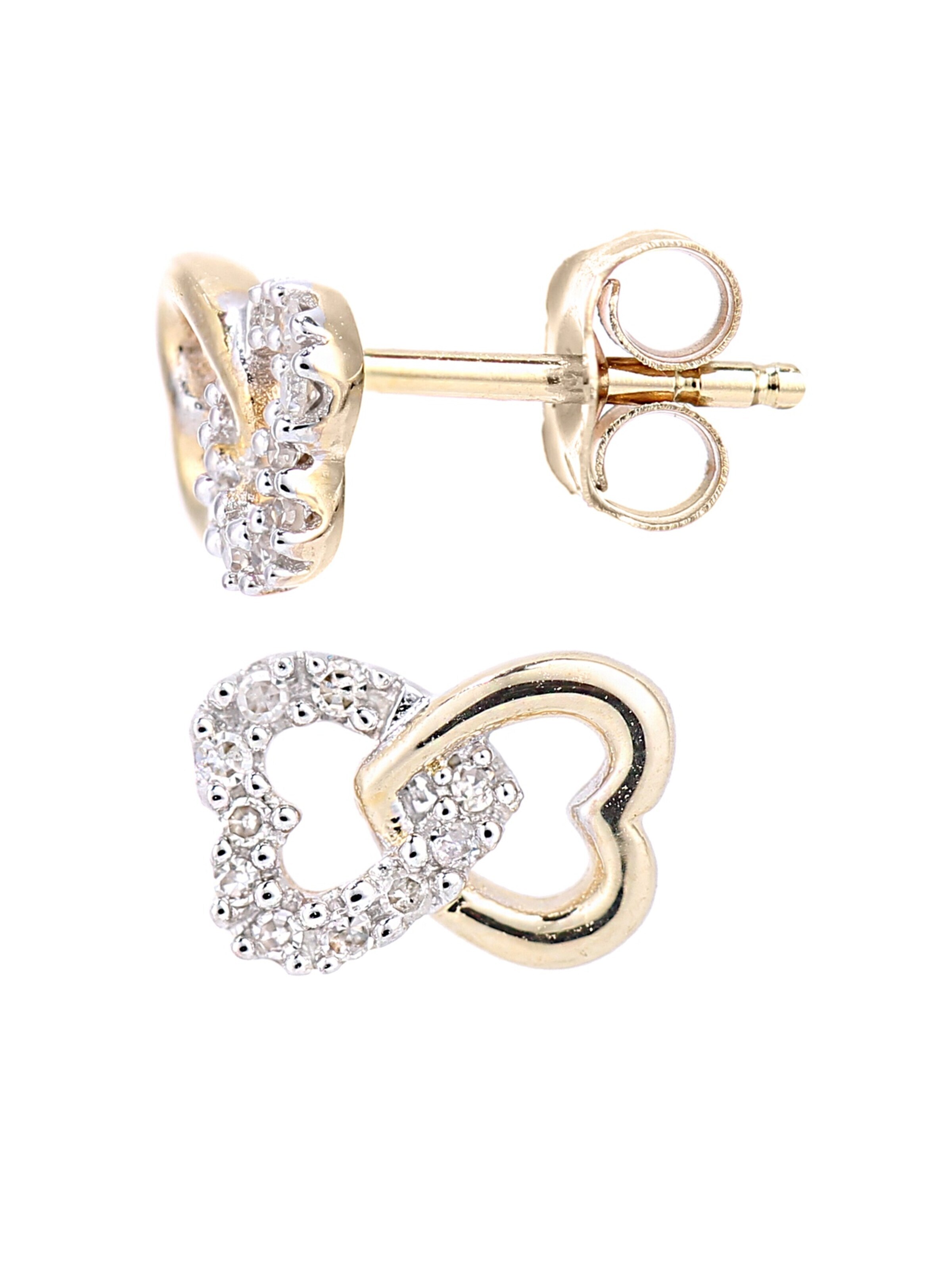 Boucles d'oreilles DIAMANT LETERNEL en or