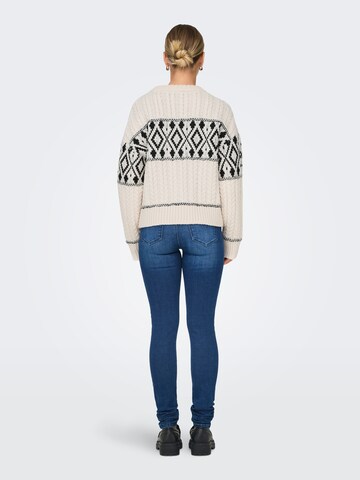 Pull-over 'ONLMarent' ONLY en blanc