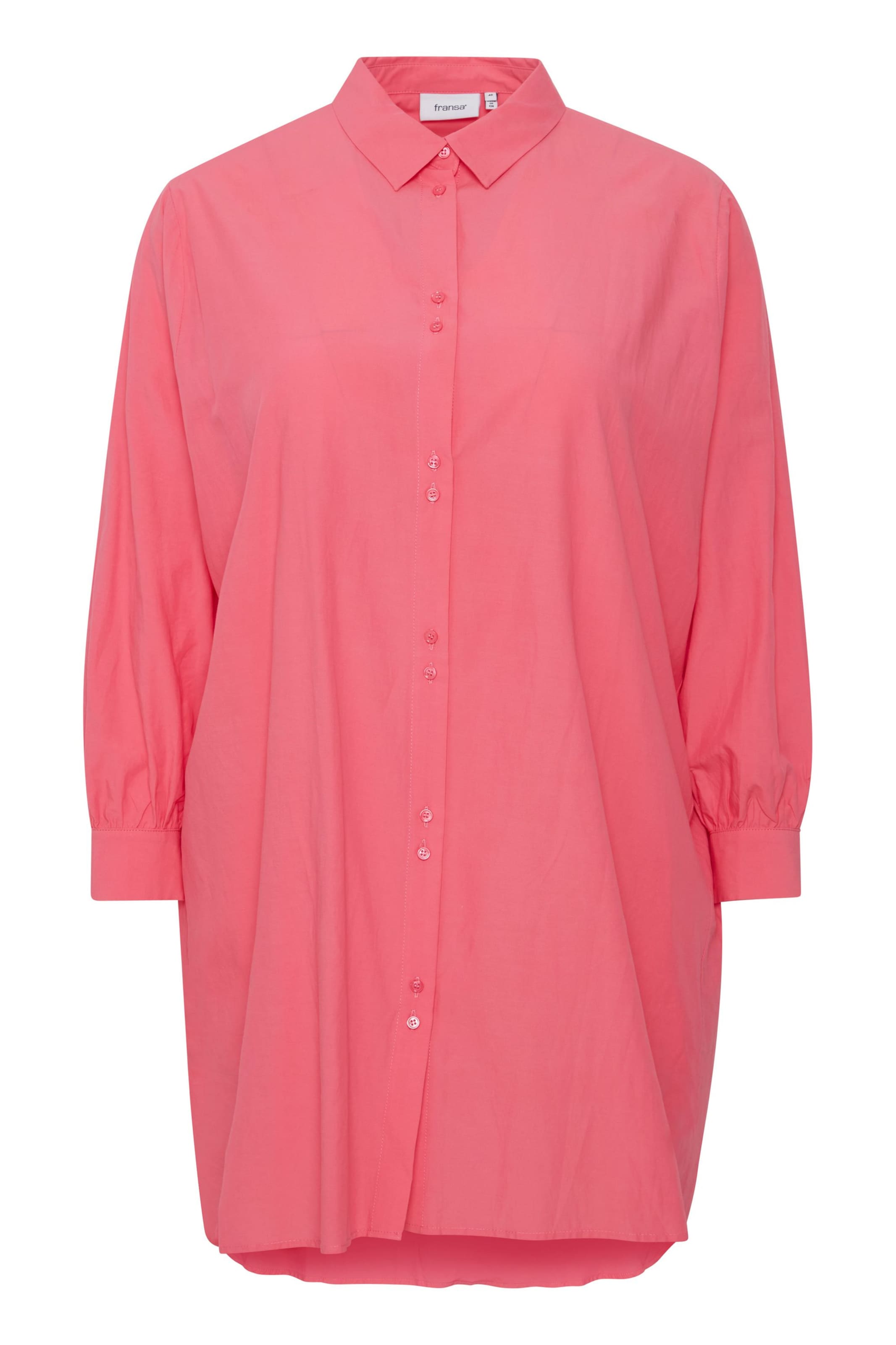 Fransa Curve Блуза 'Vibi' в розово: отпред