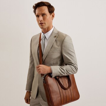Porte-documents 'House Check' Ted Baker en marron : devant