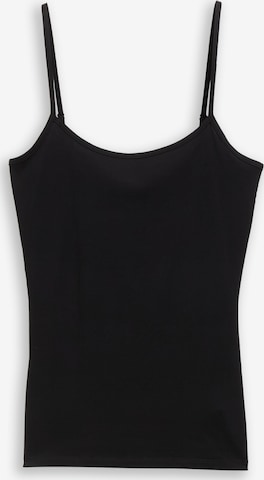 Haut TOM TAILOR DENIM en noir : devant