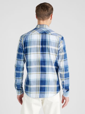 GARCIA Regular fit Button Up Shirt in Blue