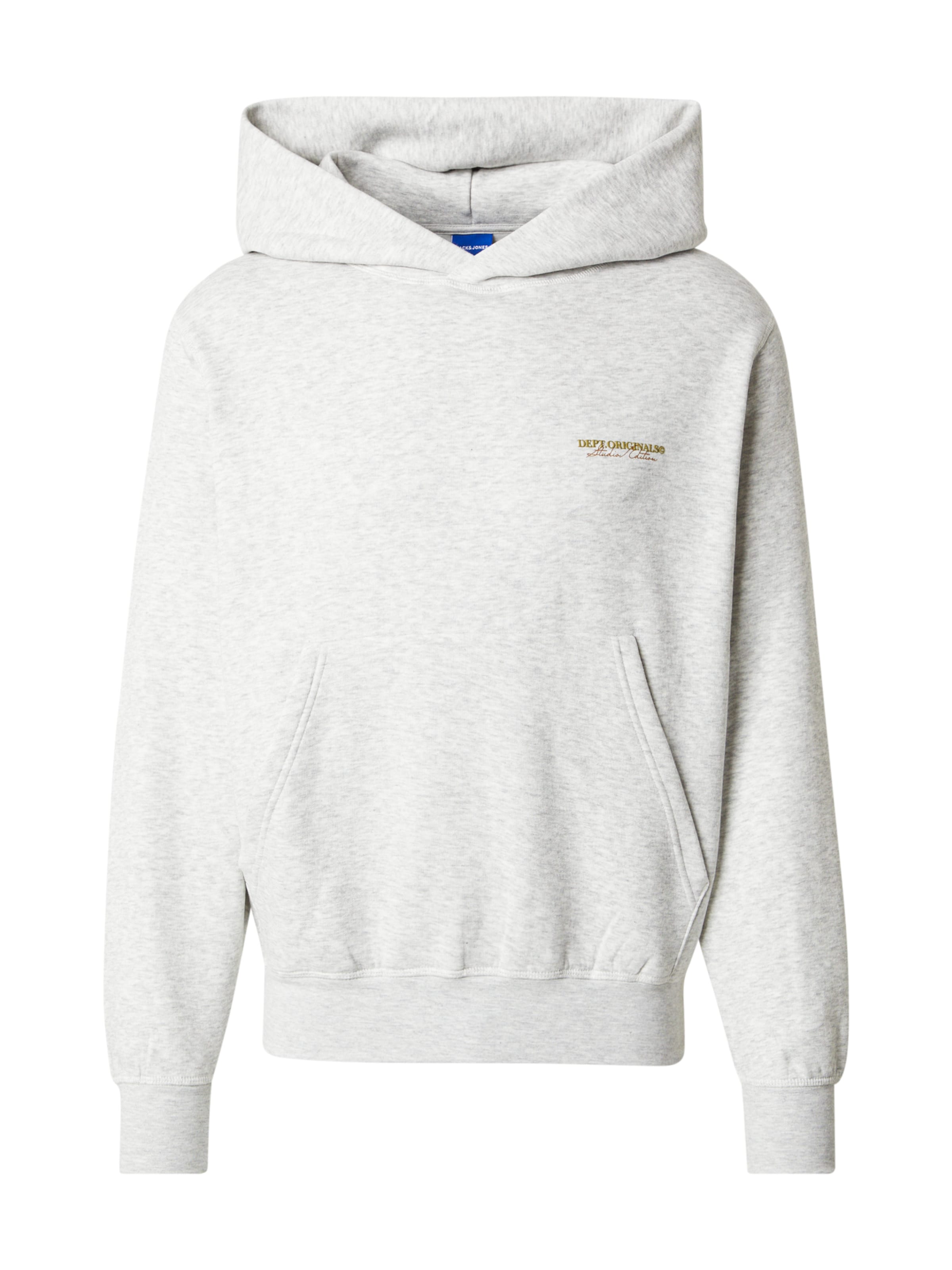 JACK & JONES Sweatshirt 'JORIslington' in Weiß: Vorderseite