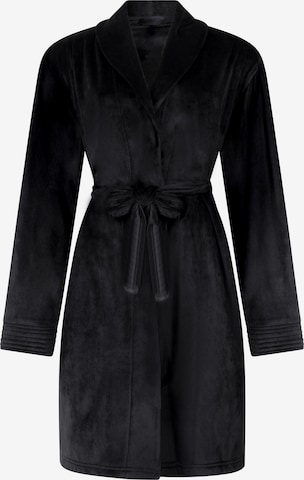 juoda Hunkemöller Trumpas vonios chalatas: priekis