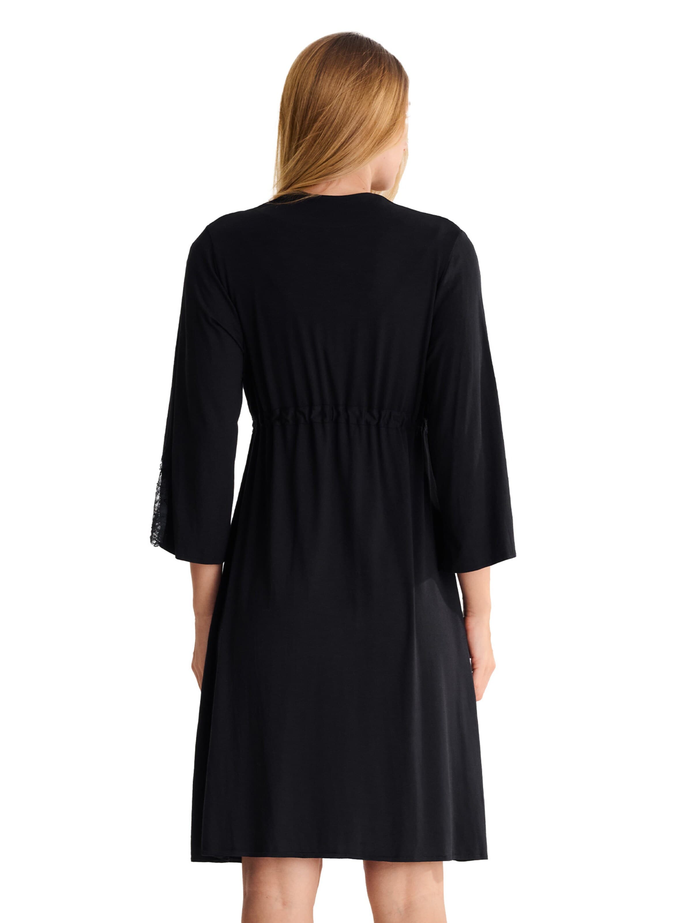 Lisca Dressing Gown 'Destiny' in Black
