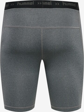 Hummel Skinny Sportbroek in Grijs