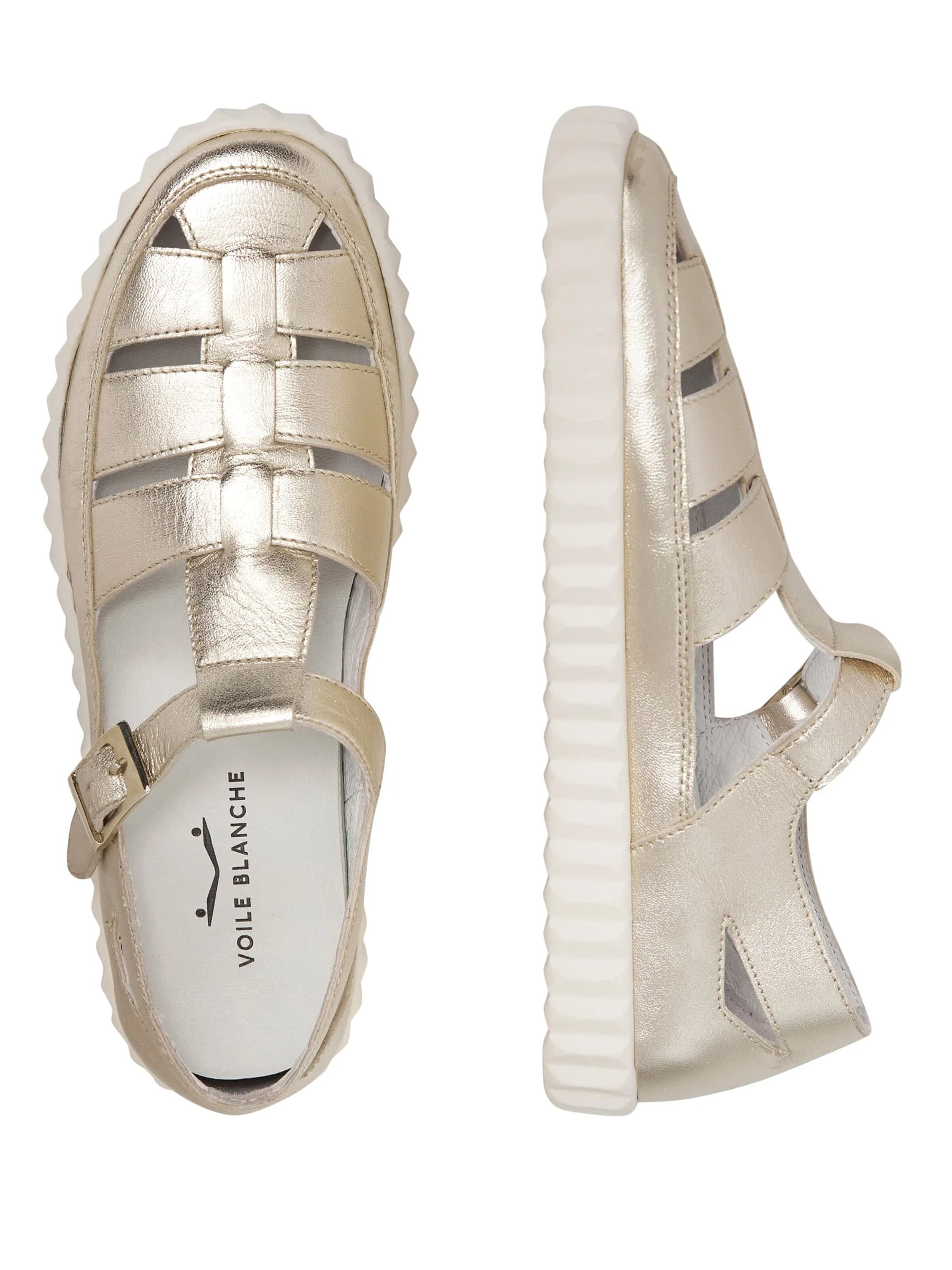 Voile blanche Sandal 'SPIDY' in Yellow