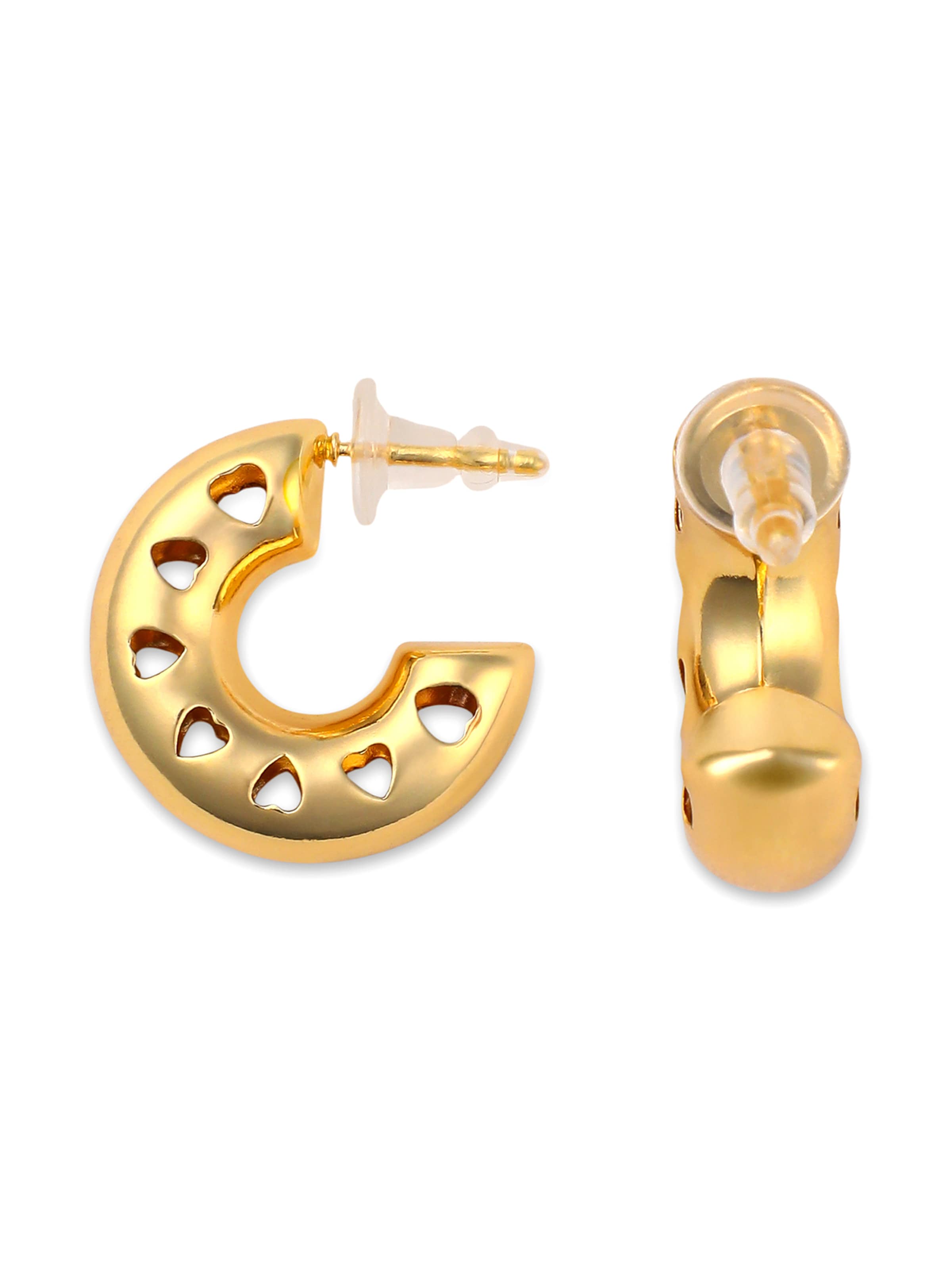 SOHI Øreringe 'Tamela' i guld: forside