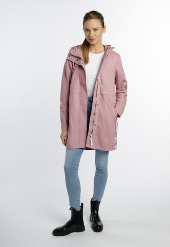 Manteau mi-saison DreiMaster Maritim en rose