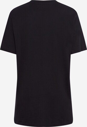 Merchcode T-shirt 'Ladies One Line' i svart