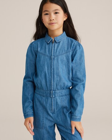 WE Fashion Комбинезон в синьо