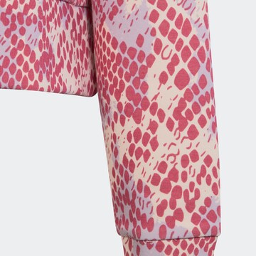 ADIDAS SPORTSWEAR Sportovní mikina 'Future Icons Allover Print' – pink