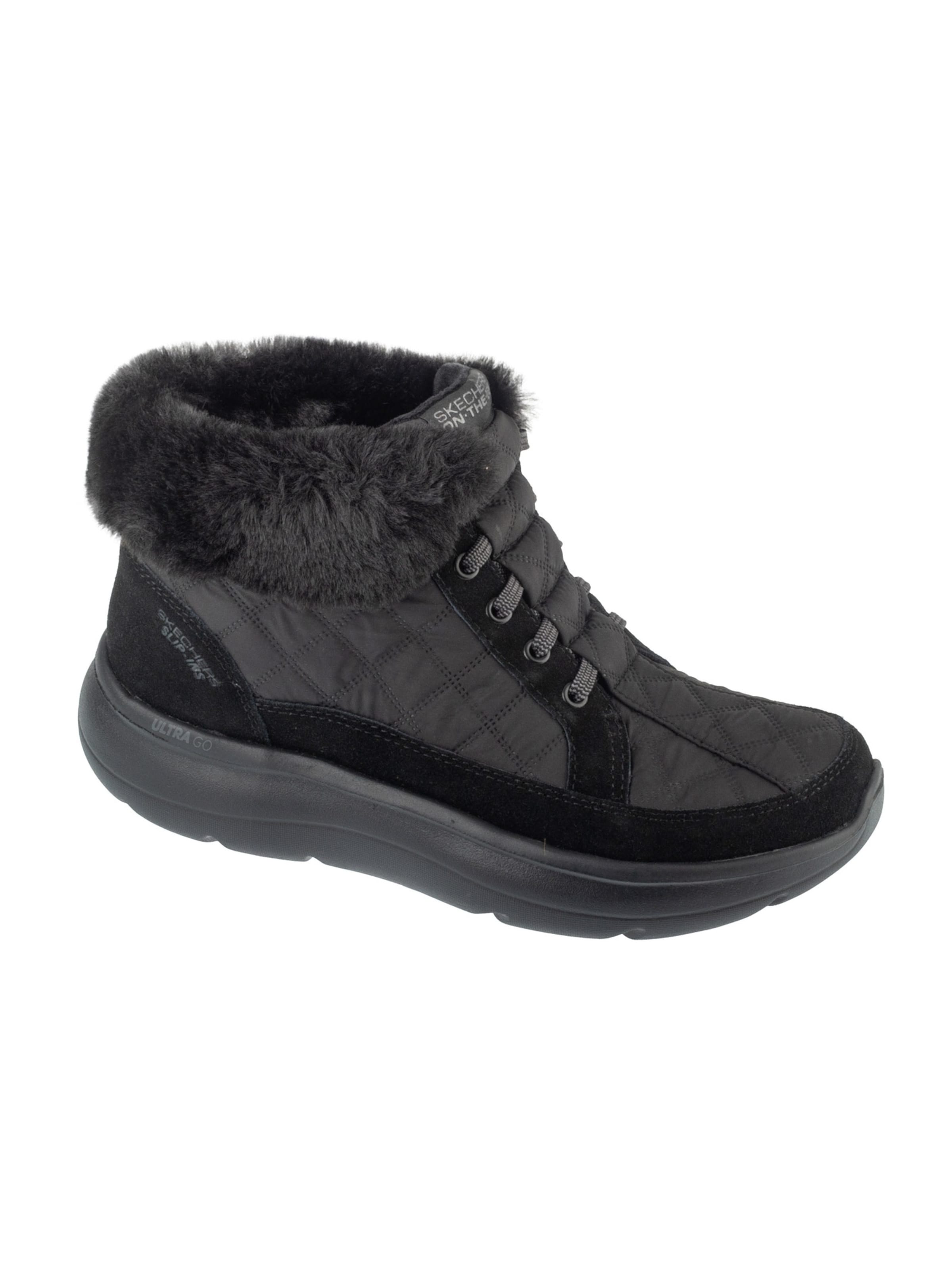 SKECHERS Schnürstiefel‌‌‌‌‌‌‌‌‌‌ in Schwarz: Vorderseite