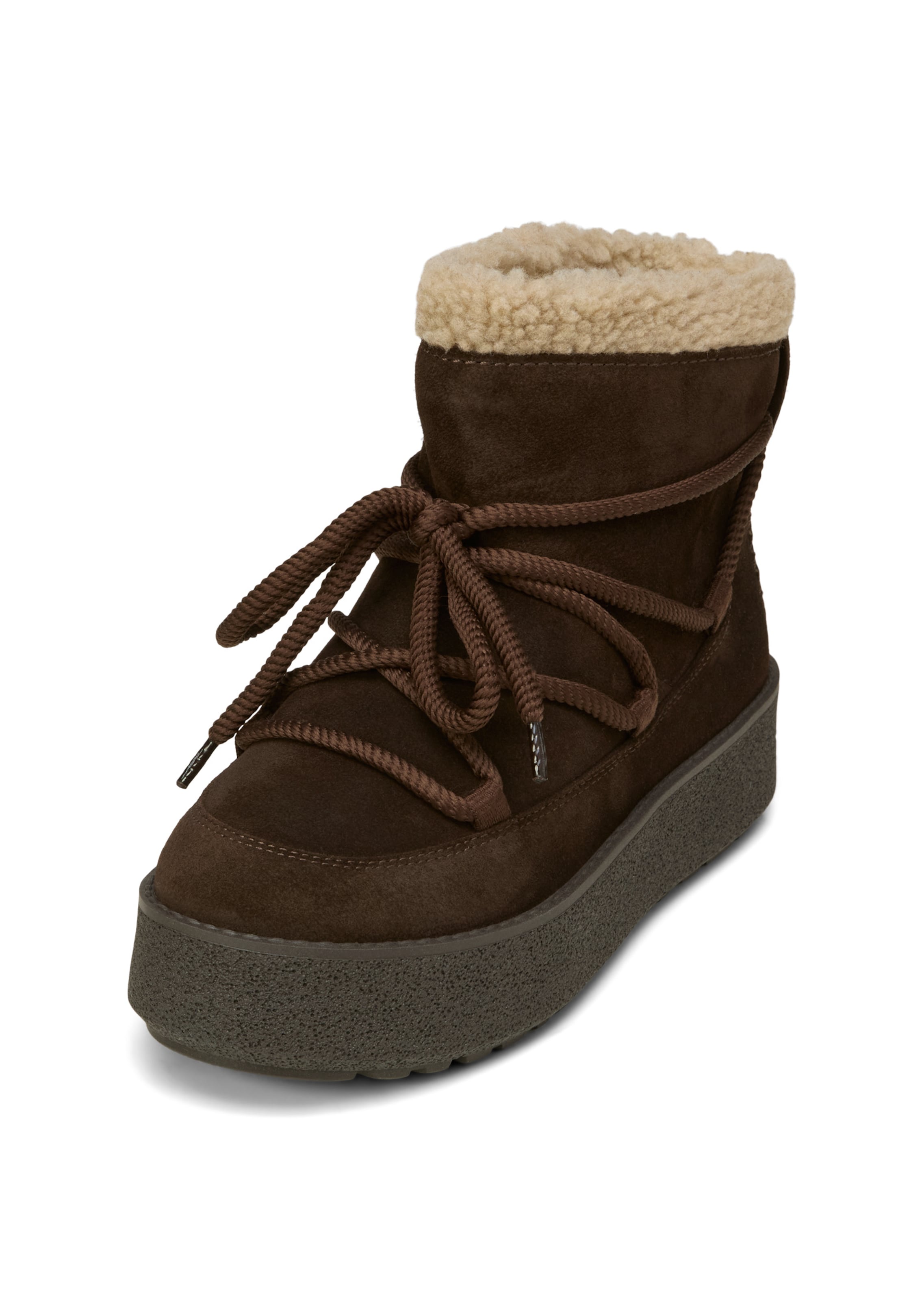 Marc O'Polo Snowboots 'Pia' in Bruin: voorkant